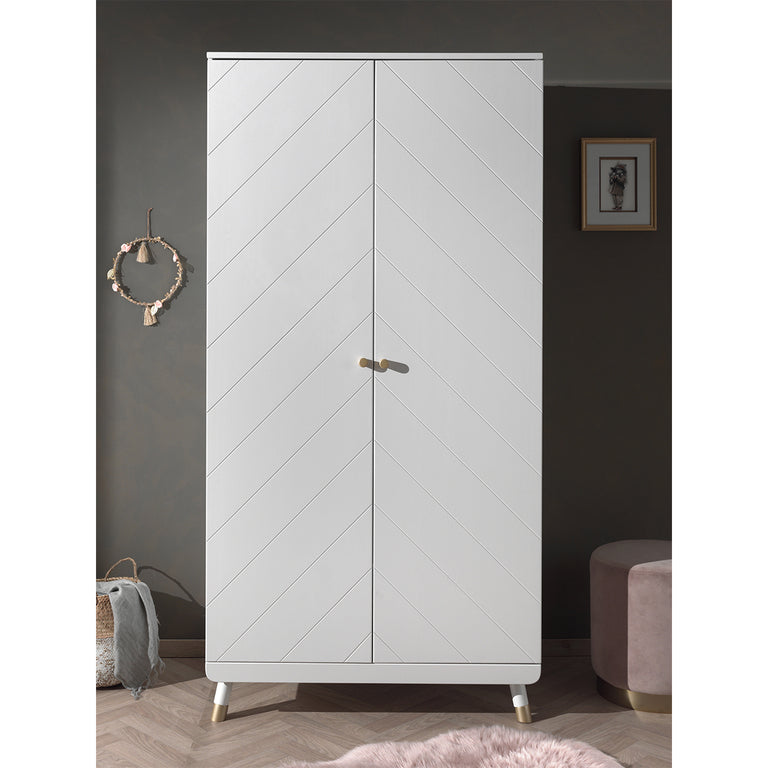 Armoire 2 portes Vipack Billy Blanc - vue 3