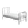 Lit 90x200 sommier inclus Vipack Bronxx Gris mat