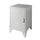 Chevet 1 porte Vipack Bronxx Gris mat