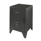 Chevet 1 porte Vipack Bronxx Noir mat