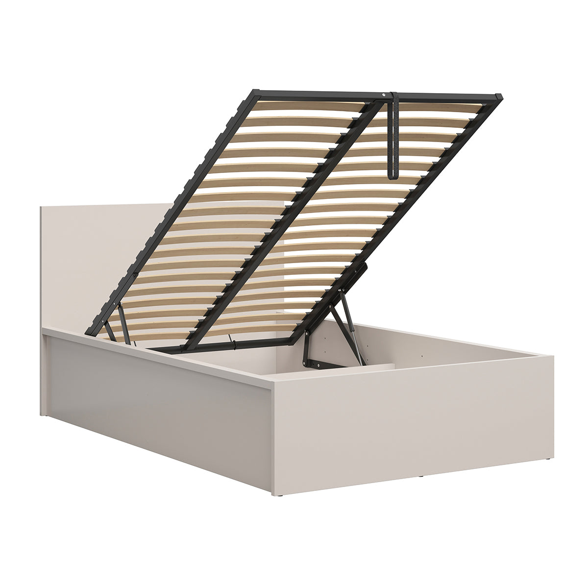 Lit coffre 120x200 sommier inclus Edwin Cachemire