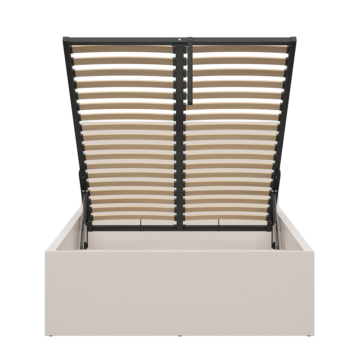 Lit coffre 120x200 sommier inclus Edwin Cachemire - vue 2