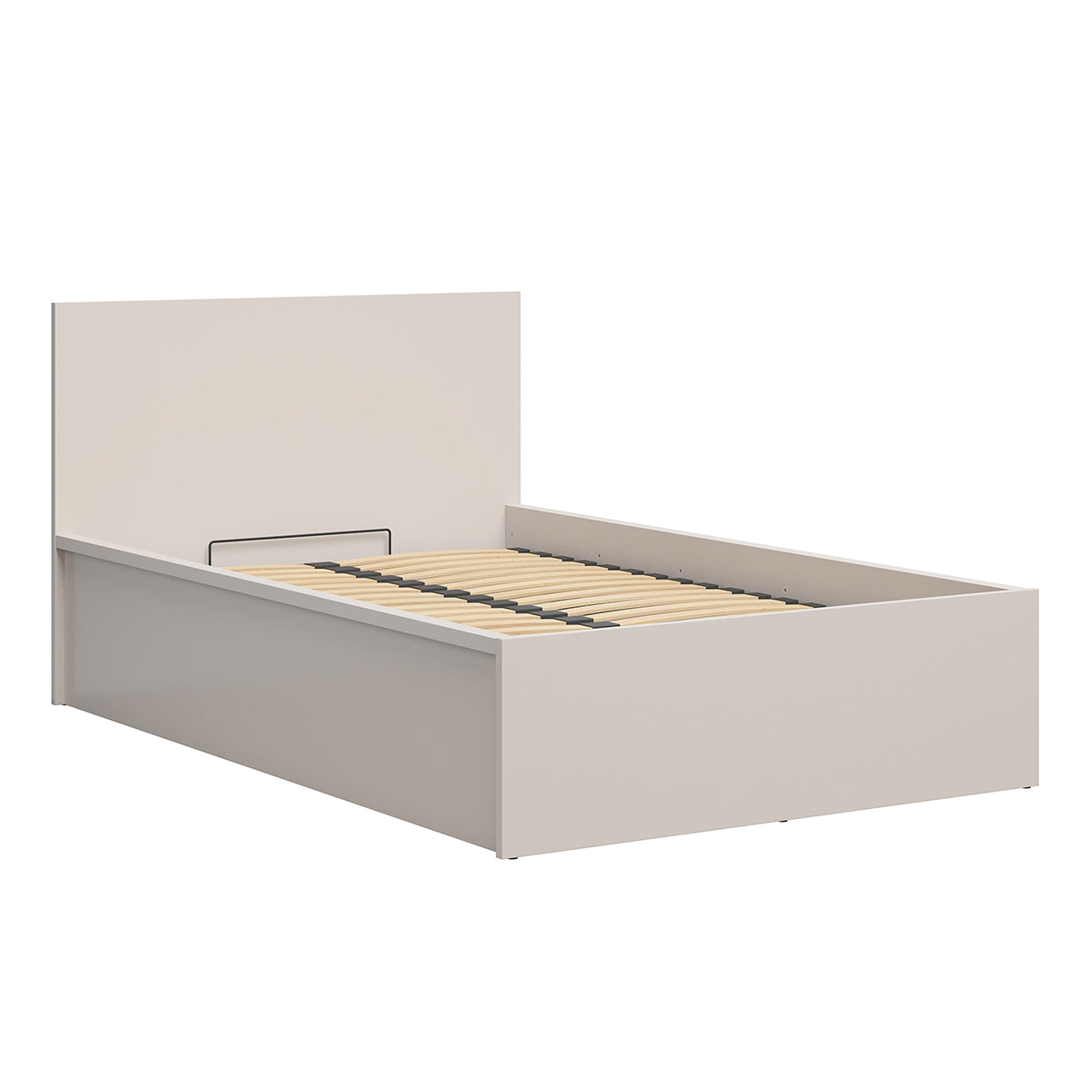 Lit coffre 120x200 sommier inclus Edwin Cachemire - vue 3