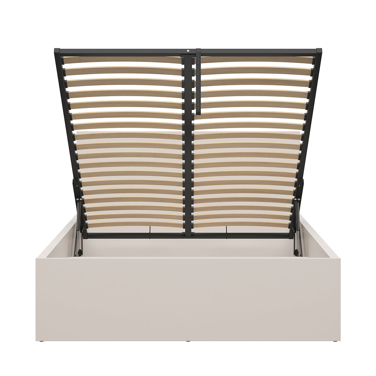 Lit coffre 140x200 sommier inclus Edwin Cachemire - vue 2