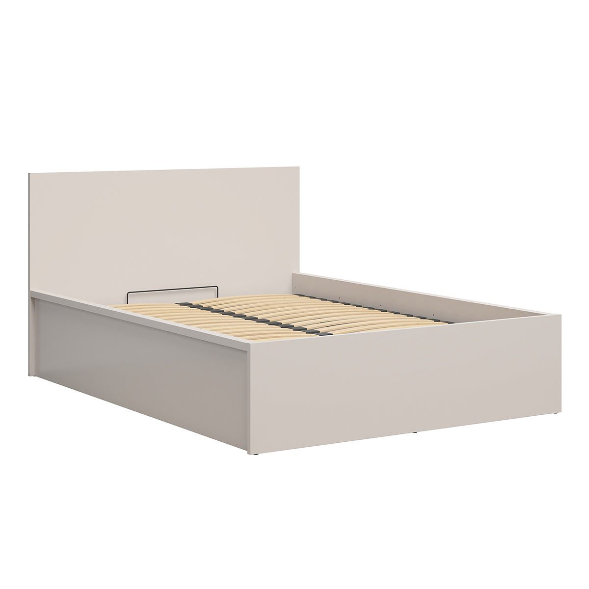 Lit coffre 140x200 sommier inclus Edwin Cachemire - vue 3