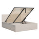 Lit coffre 160x200 sommier inclus Edwin Cachemire