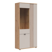Vaisselier 3 portes Ezra Cachemire et Bois