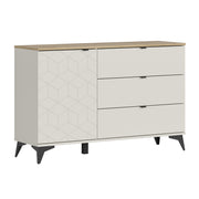 Commode 1 porte 3 tiroirs Naya Cachemire