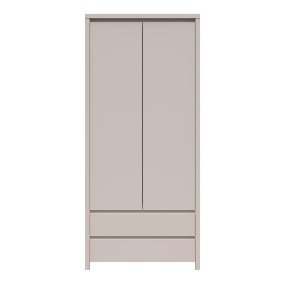Armoire 2 portes 2 tiroirs Soren Cachemire - vue 2