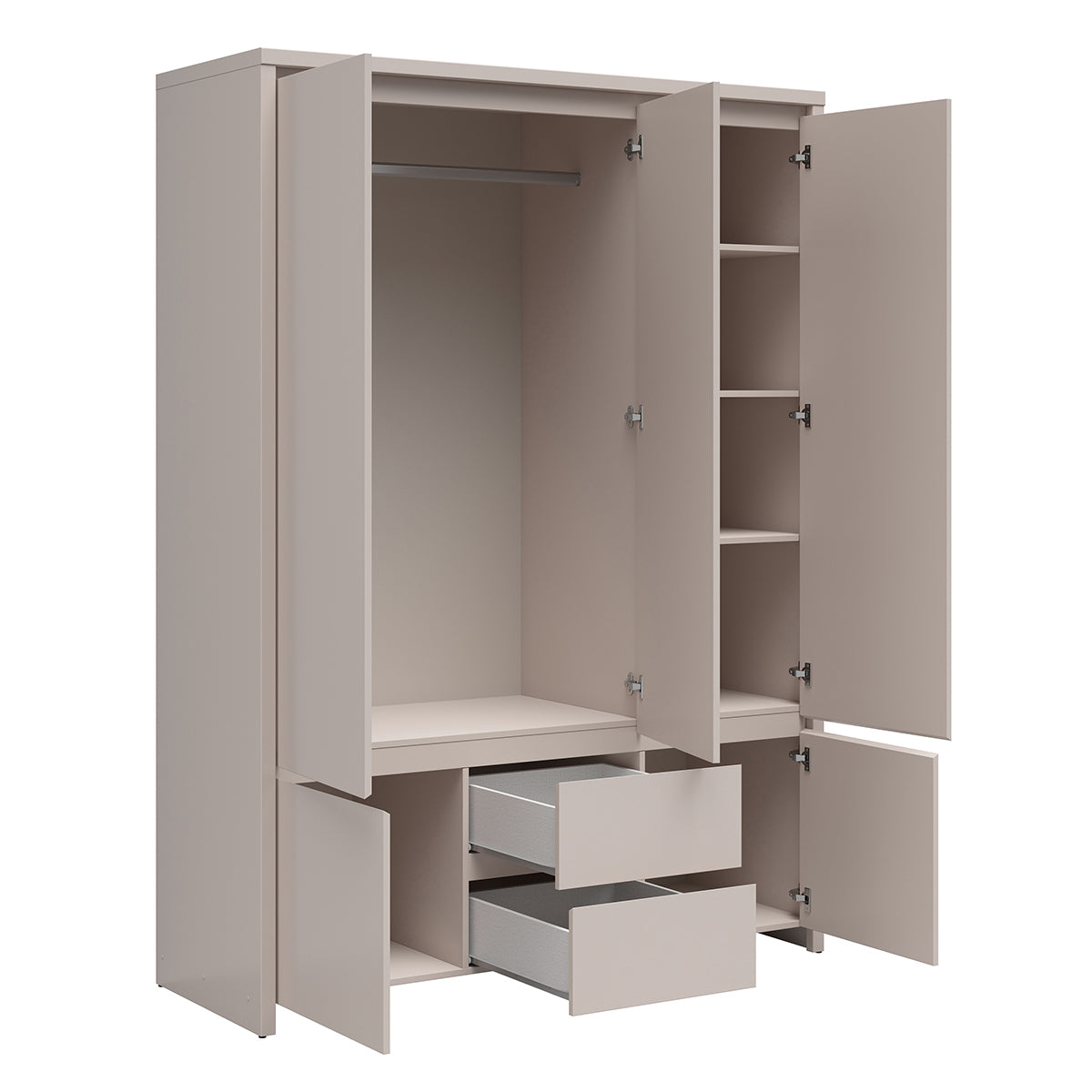 Armoire 3 portes Soren Cachemire - vue 3