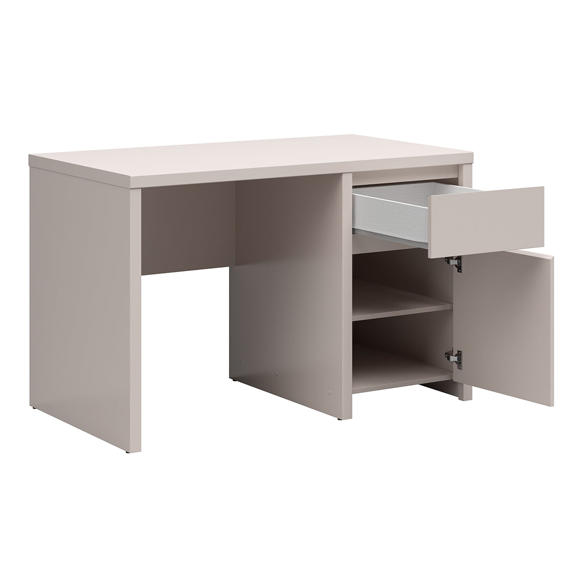 Bureau 1 porte 1 tiroir Soren Cachemire - vue 3