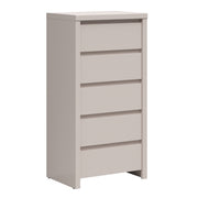 Chiffonnier 5 tiroirs Soren Cachemire