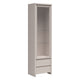 Vitrine 1 porte 2 tiroirs Soren Cachemire