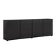 Buffet 4 portes 4 tiroirs Lilia Noir