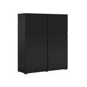 Buffet haut 4 portes Lilia Noir