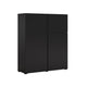 Buffet haut 4 portes Lilia Noir