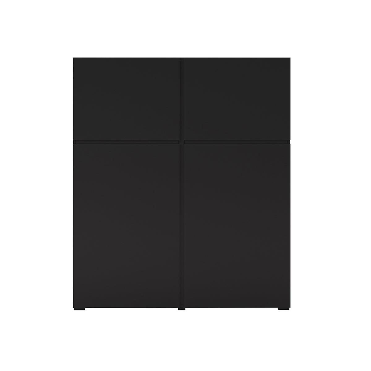Buffet haut 4 portes Lilia Noir - vue 5