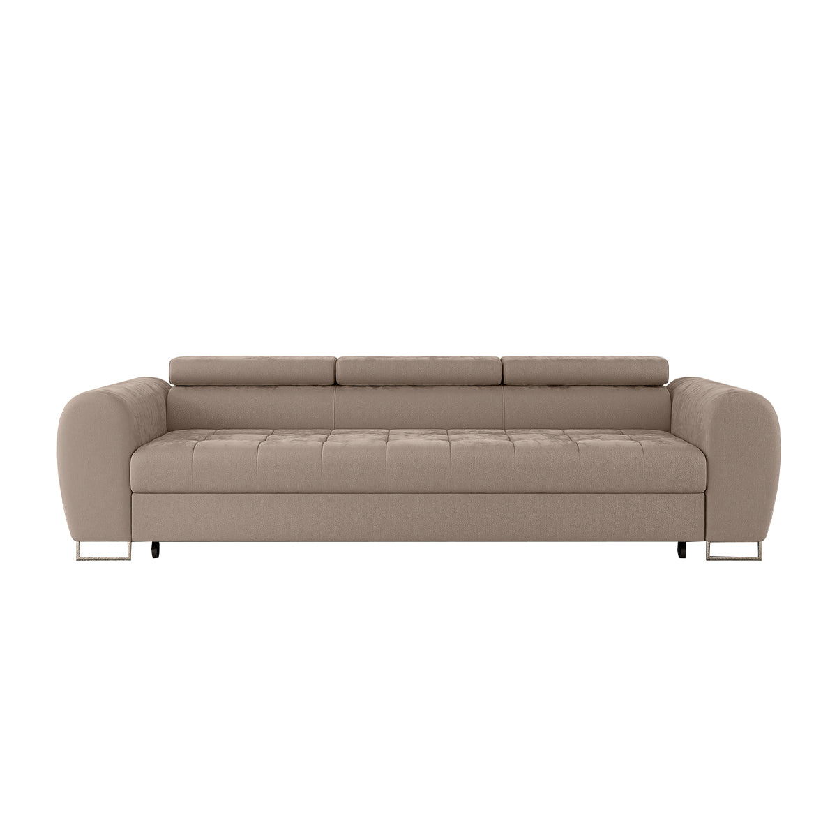 Canapé convertible 3 places Eden Taupe