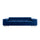 Canapé convertible 3 places Lyam Bleu