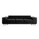 Canapé convertible 3 places Wilson velours Noir