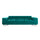 Canapé convertible 3 places Wilson velours Vert sapin