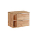 Meuble sous-vasque 80cm 2 niches April Bois