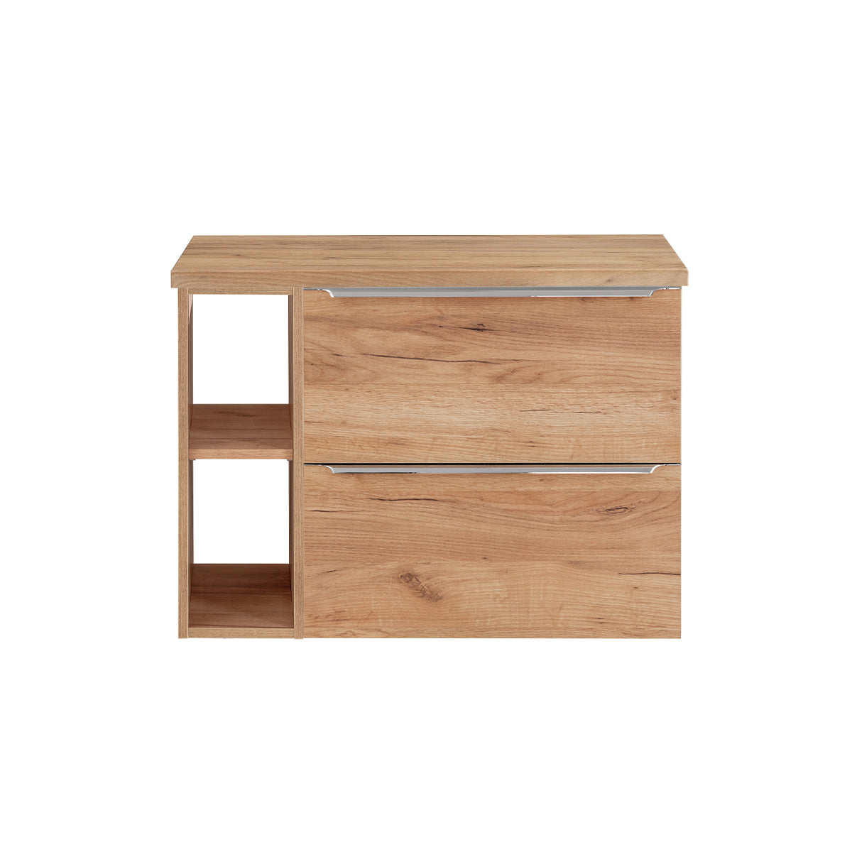 Meuble sous-vasque 80cm 2 niches April Bois - vue 3
