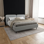 Lit coffre 160x200 sommier inclus Luz Gris - vue 4
