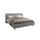 Lit coffre 160x200 sommier inclus Luz Gris