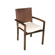 Chaise de jardin Capri Marron