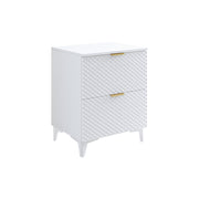 Meuble sous-vasque 60cm sur pieds Cléa Blanc