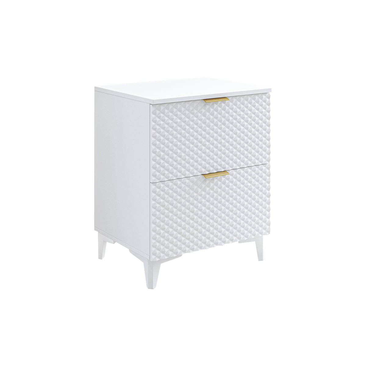 Meuble sous-vasque 60cm sur pieds Cléa Blanc