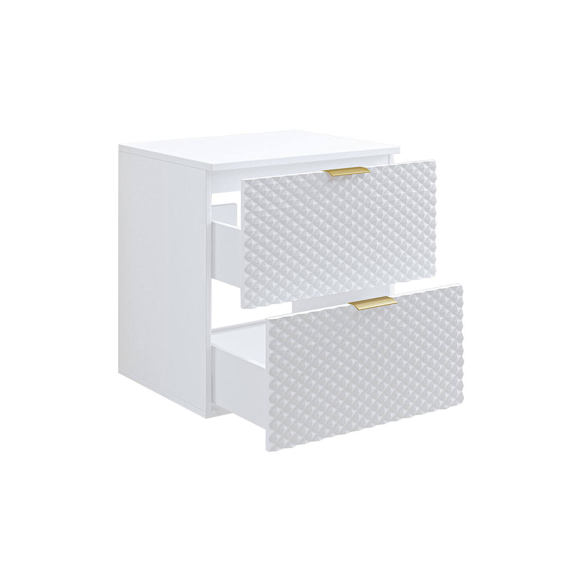 Meuble sous-vasque 60cm sur pieds Cléa Blanc - vue 3
