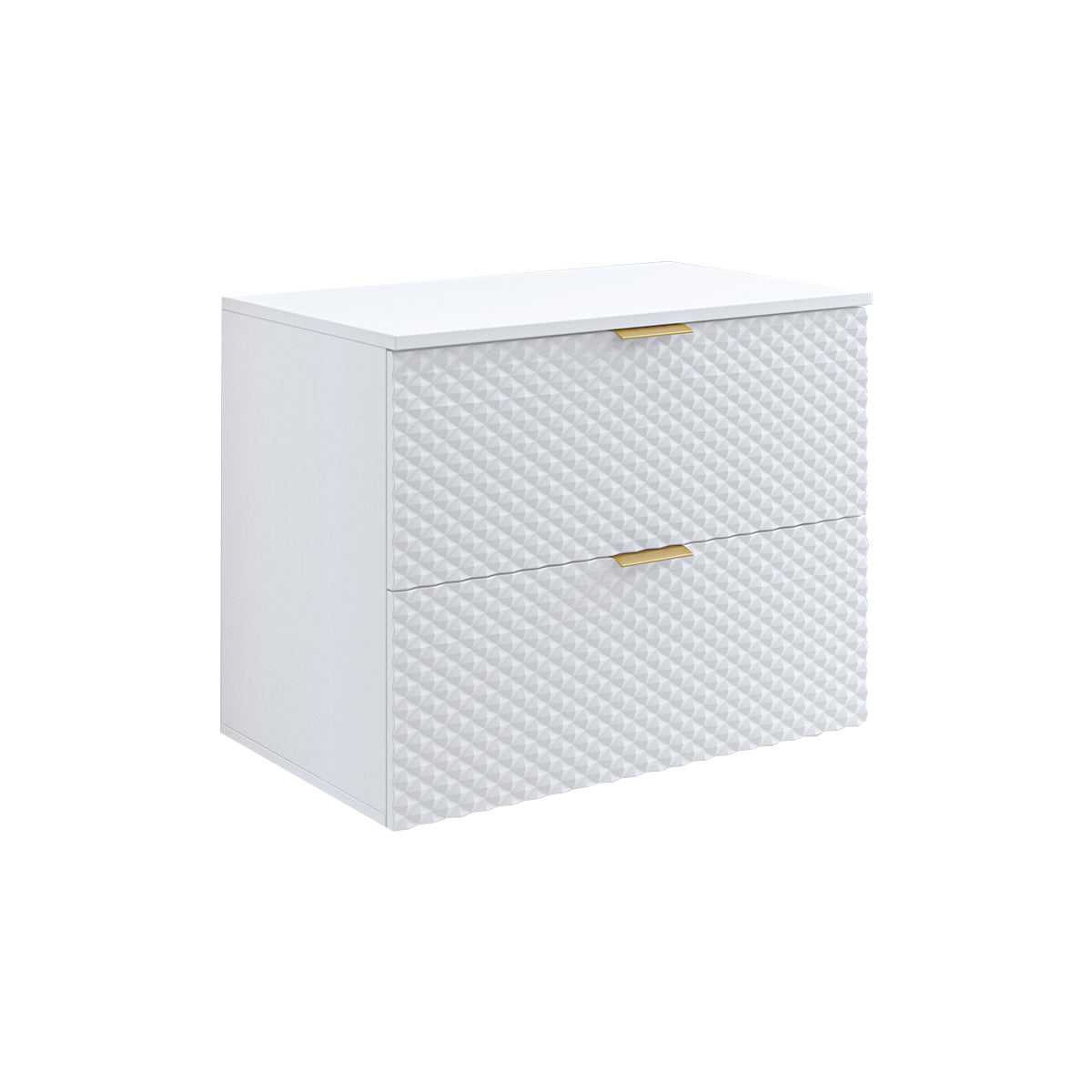 Meuble sous-vasque 80cm sur pieds Cléa Blanc - vue 2