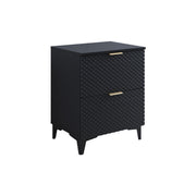 Meuble sous-vasque 60cm sur pieds Cléa Noir