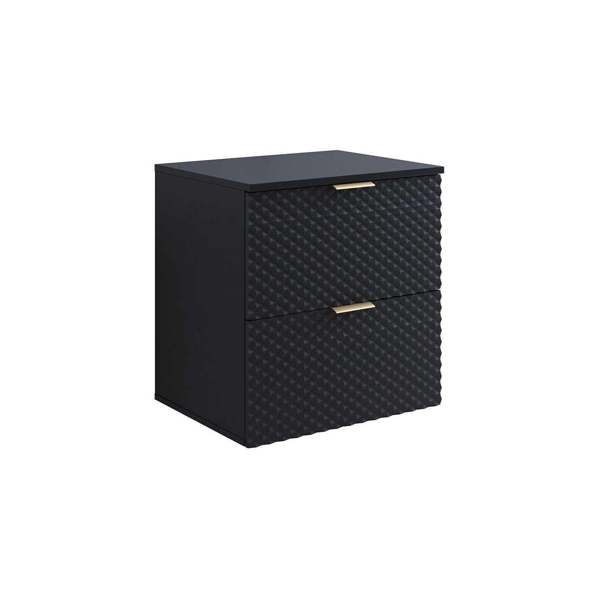 Meuble sous-vasque 60cm sur pieds Cléa Noir - vue 2