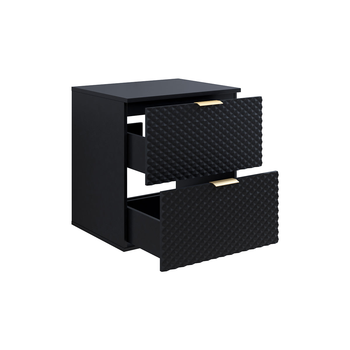 Meuble sous-vasque 60cm sur pieds Cléa Noir - vue 3
