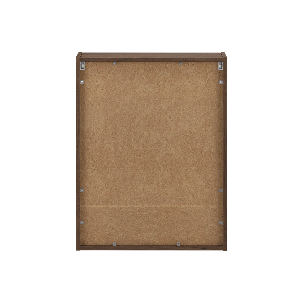 Miroir armoire murale 2 portes 60cm Edmé Bois foncé - vue 4