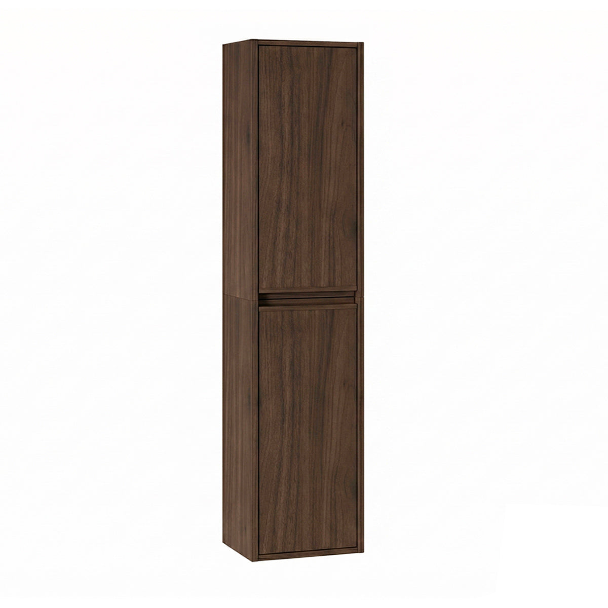 Colonne murale 2 portes Edmé Bois foncé