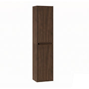 Colonne murale 2 portes Edmé Bois foncé