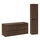 Ensemble meuble sous-vasque 120cm et colonne Edmé Bois foncé