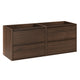 Meuble sous-vasque 120cm Edmé Bois foncé