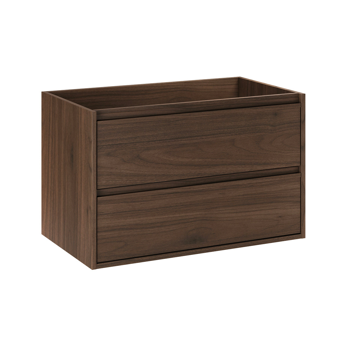 Meuble sous-vasque 80cm Edmé Bois foncé