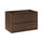 Meuble sous-vasque 80cm Edmé Bois foncé