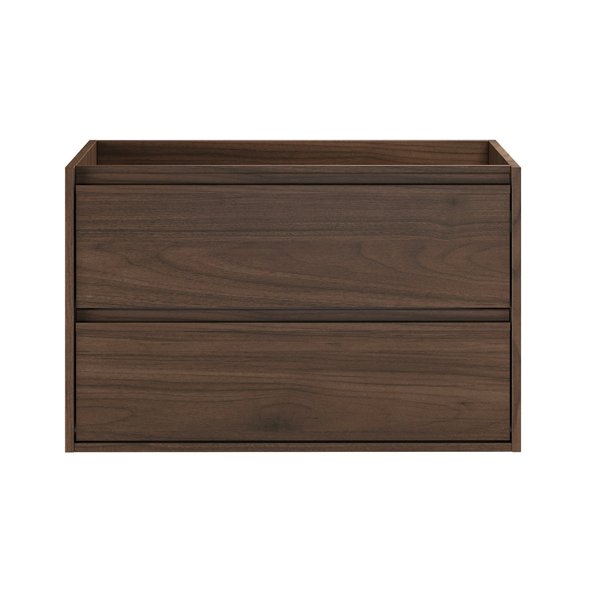 Meuble sous-vasque 80cm Edmé Bois foncé - vue 4