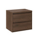 Meuble sous-vasque 60cm plan de toilette Edmé Bois foncé