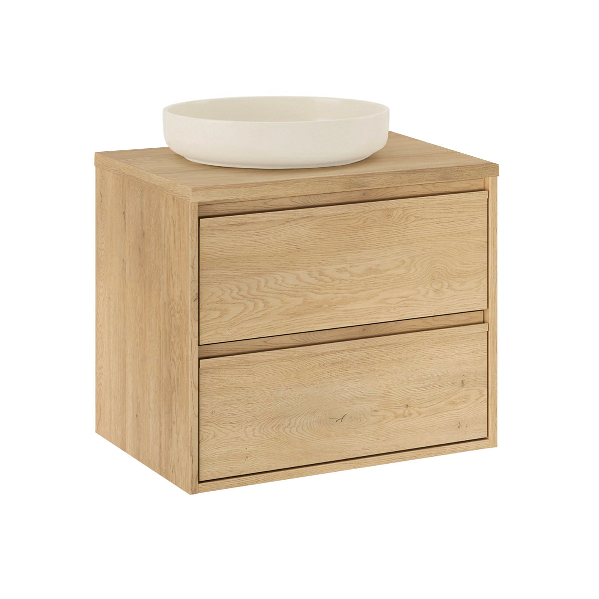 Meuble simple vasque 60cm Edmé Bois