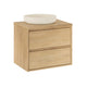 Meuble simple vasque 60cm Edmé Bois
