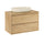 Meuble simple vasque 80cm Edmé Bois