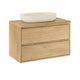 Meuble simple vasque 80cm Edmé Bois